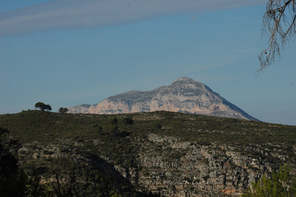 Javea, uitzicht Montgo